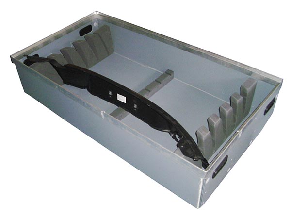 Detaillösungen aus Kunststoff Drehstabelbox, Rücktransport