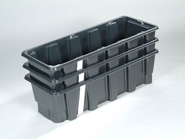 Dreh-Stapelbox, Rücktransport Drehstabelbox, Rücktransport