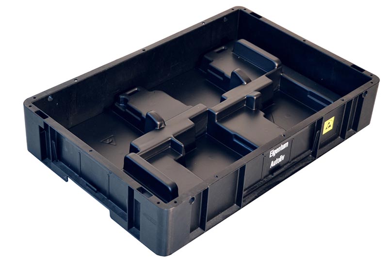 Komplettlösungen aus Kunststoff, Einlage in KLT