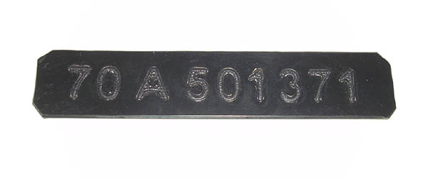 (Heiß)prägen Teil mit Heißprägung